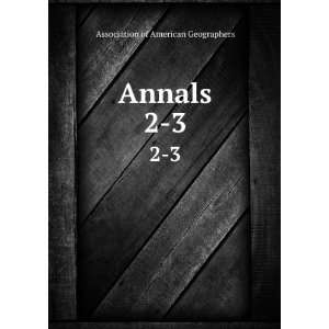  Annals. 2 3 Association of American Geographers Books