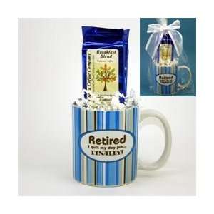 Retirement Quit My Day Job Coffee Mug with 2 packages of gourmet 