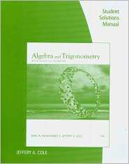 Student Solutions Manual for Swokowski/Coles Algebra and Trigonometry 