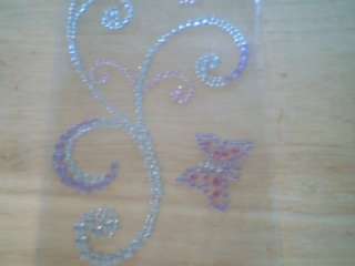 Recollections ~  Adhesive Rhinestone Flourish w/2 Butterflies