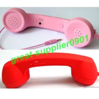 Retro Remote Volume + &   Telephone Handset For iPhone 4 4G 3G S 2G 