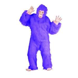   Adult Deluxe Lavender Gorilla Suit Costume: Everything Else