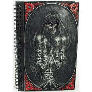 Grim Reaper Journal Wiccan Wiccca Pagan Religious Spiritual Womens 