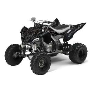   Yamaha Raptor 700 ATV Quad Graphic Kit   Reaper Black Automotive