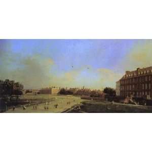 Hand Made Oil Reproduction   Canaletto   32 x 16 inches   London   the 