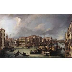  Sheet of 21 Gloss Stickers Canaletto The Grand Canal with 