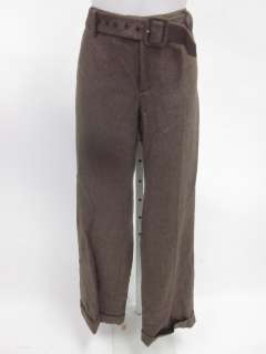 G1 Brown Wool Equestrian Pants Slacks Trousers Sz 8  