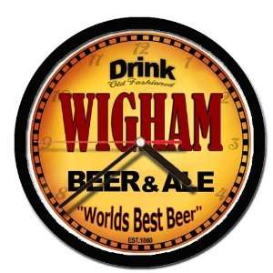  WIGHAM beer and ale cerveza wall clock: Everything Else