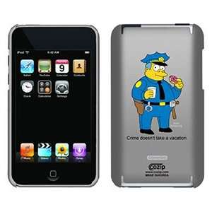  Chief Wiggum on iPod Touch 2G 3G CoZip Case Electronics