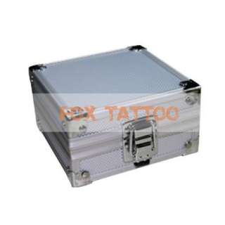Aluminum Rotary Tattoo Machine Gun Box Case Kit Supply  