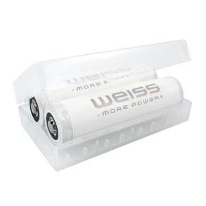 Weiss Double Pack WEISS Li Ion 18650 battery (Cells by Panasonic) the 