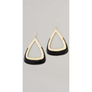  Adia Kibur Gold & Enamel Drop Earrings: Jewelry
