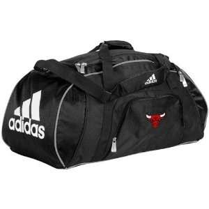  adidas Chicago Bulls Black Team Logo Gym Duffel Bag 