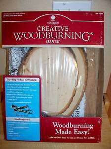 Walnut Hollow Creative Woodburning Craft Kit NIB  