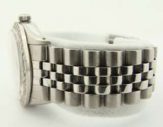 Ladies Rolex Oyster Perpetual SS Diamond Datejust Watch  