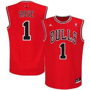 adidas Derrick Rose Chicago Bulls Revolution 30 Performance Jersey Red 