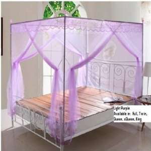   Luxury 4 Post Bed Canopy Mosquito Net Set Frame Twin: Everything Else