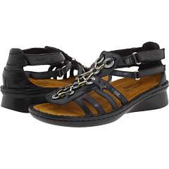 NAOT Womens Trovador Sandals Black Leather 35063 B30  