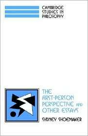 The First Person Perspective and Other Essays, (0521568714), Sydney 