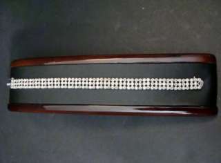 DBJ 925 Silver Ladies DIAMOND bracelet 1.5 carat Real diamonds 
