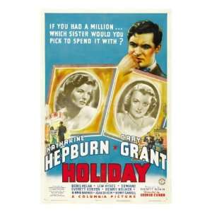  Holiday, Cary Grant, Katharine Hepburn, Doris Nolan, 1938 