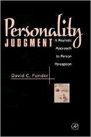 Personality Judgment, (0122699300), David C. Funder, Textbooks 