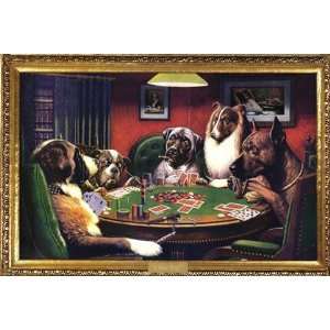 Dogs Playing Poker by Cassius Marcellus Coolidge 36x24 