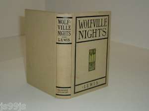WOLFVILLE NIGHTS By ALFRED HENRY LEWIS 1902  