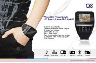 3x Dual card Touch Screen Bluetooth Watch phone PW01  