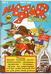 ALL STAR COMICS #4 JUSTICE SOCIETY OF AMERICA  