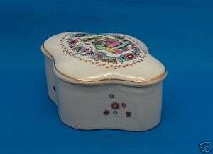 Wales Porcelain Trinket Box  