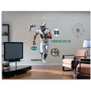    Dolphins   Fathead NFL Players   Taylor, Jason: Sports & Outdoors
