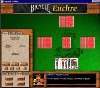 Bicycle Euchre PC CD popular card game for computer!  