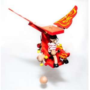  Wupper Airlines Wooden Hanging Mobile (Dragonplane)