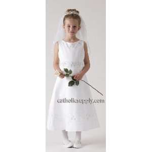   White First Holy Communion Dress or Flower Girl Dress 