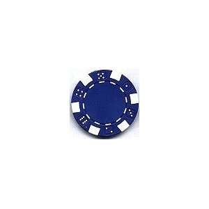  Striped Dice Blue 11.5 Gram Poker Chips Pack of 50 Sports 