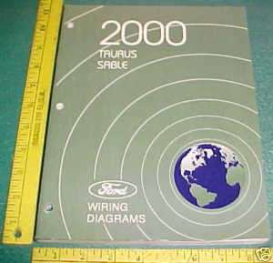 2000 FORD TAURUS MERCURY SABLE WIRING DIAGRAMS MANUAL  