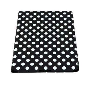  HDE (TM) White Case with Black Polka Dots for iPad 2/3 