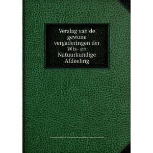   Nederlandse Akademie van Wetenschappen Afdeling Natuurkunde: Books