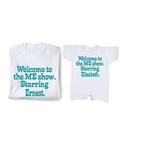    Personalized Welcome To The Me Show   Infant Snapsuit: Baby
