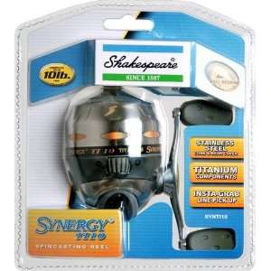  Shakespeare   Synergy Ti Spin Cast Reel 10B Sports 