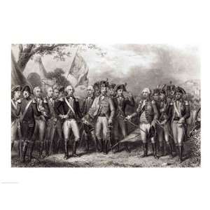  The British Surrendering their Arms to General Washington 