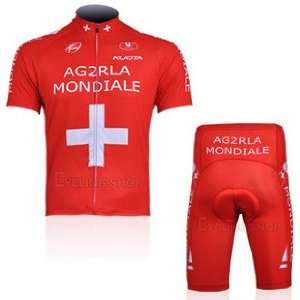  2010 / French AG2R team edition / jersey short set / bike 