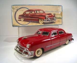 GUNTHERMANN German Tin Wind Up 1951 Ford Sedan 10.5 Excl With 