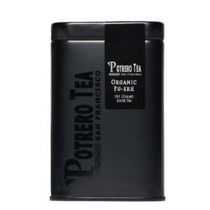 Organic Pu erh Tea  Two 3.52 ounce tins (7.0 oz total)  Potrero Tea 