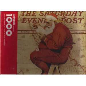 Vintage Mapping His Course By Clarence Kelland Rockwell Santa Saturday 