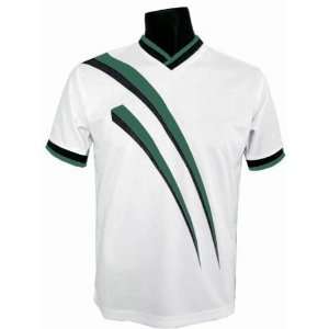 CO FOREST Aggressor Soccer Jerseys Imperfect WHITE/FOREST GROUP700 (3 