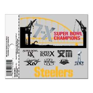  NFL Pittsburgh Steelers 2010 7X Super Bowl Champions Small 