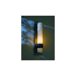   H319 Rook 1 Light Outdoor Wall Light in Natural Iron with Stone glass