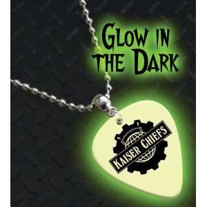 Kaiser Chiefs Glow In The Dark Premium Guitar Pick Necklace / Chain